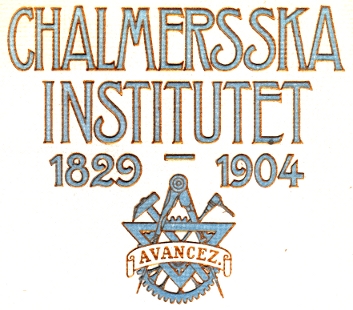 CHALMERSSKA<br>INSTITUTET<br>1829–1904